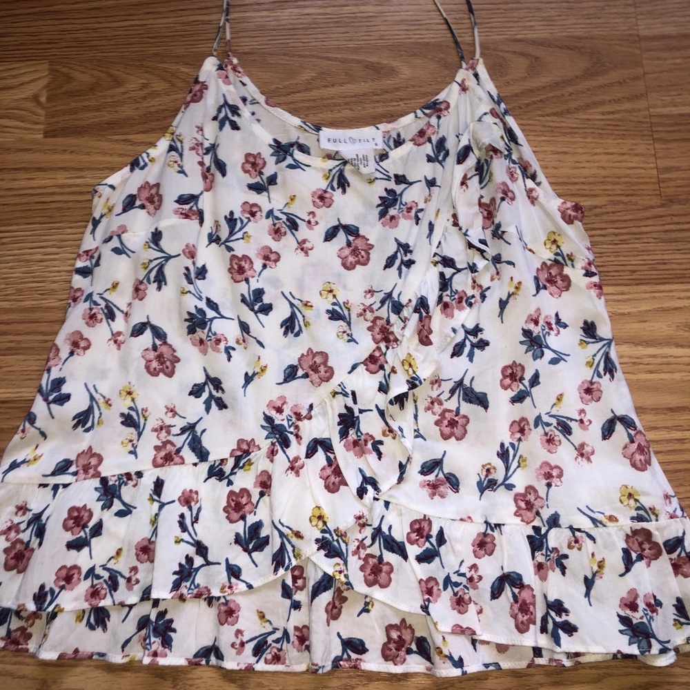 Tillys flower design to tank top